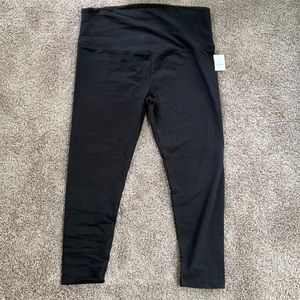 J. Crew NWT, Maternity leggings, Black, Size XL